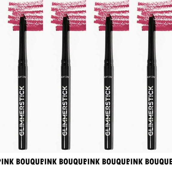 Avon Glimmersticks Retractable Lip Liner / PINK BOUQUET / SET OF 4