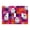 Cute Ghost on Checkered, variant on Haosy Light Switch Cover Plate 2 Gang Electrical Outlet Covers All Kinds Of Dogs Decorate Wall Plate 4.56”x4.48”