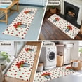 thumbnail image 5 of 2'x6' Rug Runners for Hallways Kitchen, Red Tulip Flowers Non Slip Entryway Beside Floor Carpet Runner, Spring Floral Vintage Drum Country Blue Laundry Room Bedroom Throw Rugs Mat for Family Pet, 5 of 8