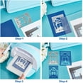 thumbnail image 3 of Carbon Steel Cutting Dies Stencils for DIY Scrapbooking Photo Album Decorative Embossing Paper Card Matte Platinum Color with Word Eid Mubarak Castle Pattern 14x10.3x0.08cm, 3 of 9