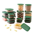 thumbnail image 1 of LSLJS 17 Piece Set Airtight Cereal Storage Container with Lids, Clear Airtight Kitchen Food Storage Container for Grain, Sugar, Flour, Rice, Nut, Snacks, Foods Container, 1 of 8