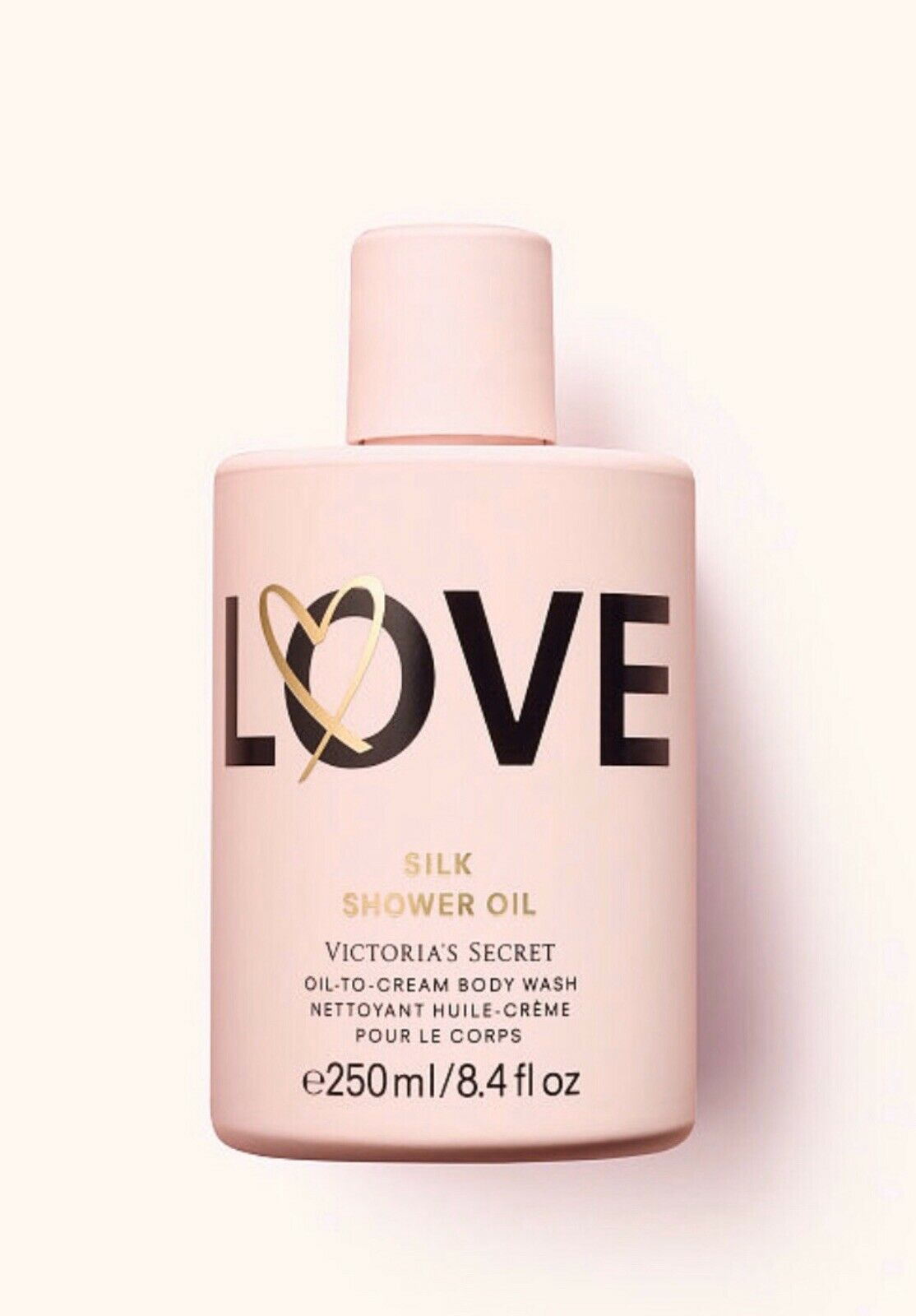 Victoria's Secret Love Silk Shower Oil to Cream Body Wash 8.4 fl. oz