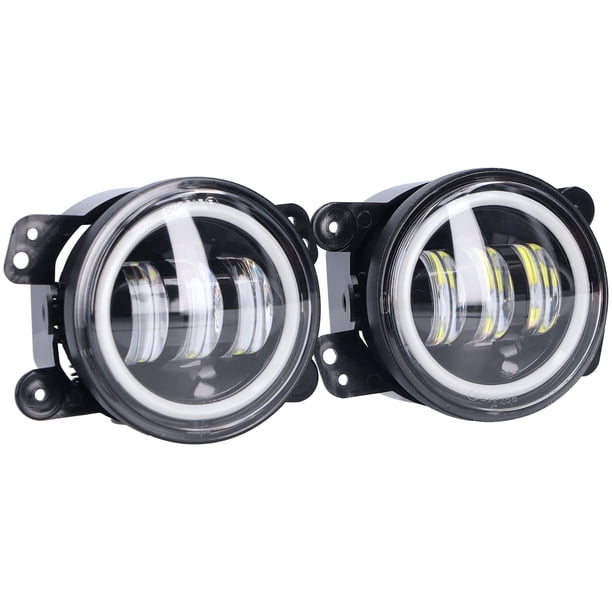 Luz Antiniebla Angel Eyes Ring Light LED Foglamp IP67 A Prueba De Agua 3000LM 6500K
