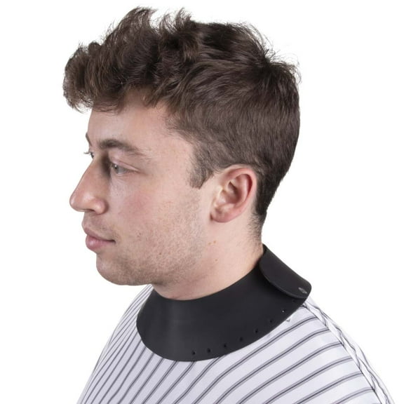 BARBER SALON HAIRCUTTING CAPE SILICONE NECK PROTECTOR