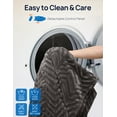 thumbnail image 7 of Westinghouse 50x60" Electric Throw Heated Blanket, Soft Flannel Electric Blanket, 6 Heating Levels& 2-10 Hours Time Setting, Machine Washable, Light Grey 50x60, 7 of 7