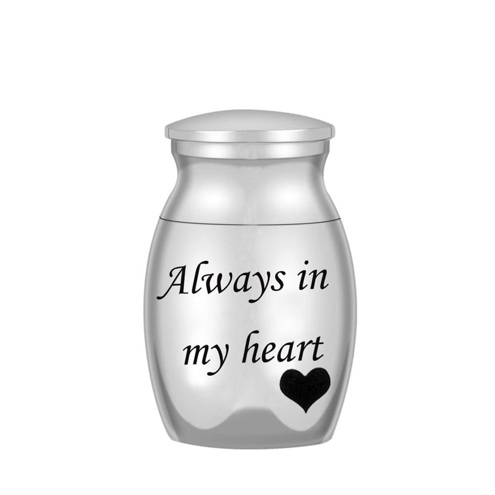 Mini Cremation Urns for Memorial Ashes-White Small Keepsake Urn 