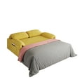 thumbnail image 6 of Modern Sofas Dual-Purpose Velvet Sofa Bed: Elegant Yellow Sofa Transforms into a Retractable Bed for Your Living Room,Fabric Sofas, 6 of 8