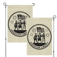 thumbnail image 2 of American Liberty 4th of July Garden Flag, Vintage Patriotic Drummer Burlap Yard Flag for Outdoor Decor, 2 of 6