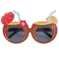 thumbnail image 1 of KAKOWELY Gafas de coco para fiesta, divertidas gafas de sol hawaianas para adultos, ideales para fiestas luau en la playa y accesorios para fotomatón. Gafas novedosas., 1 of 5
