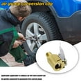 thumbnail image 7 of 4 Piece 8Mm Car Tire Valve Adapter, Brass Inflating Valve Fitting For Car Or Truck Tire, Pneumatic Brass Compressor Tip, Air Pump Clip, 7 of 7