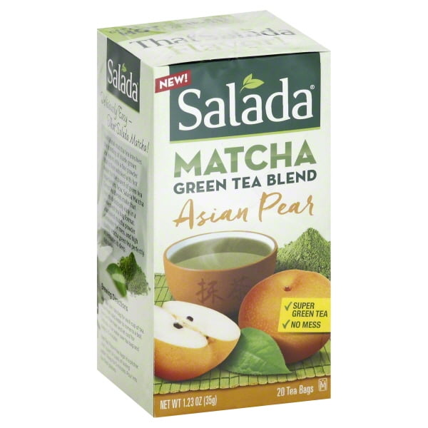 Salada Green Tea Blend Matcha Asian Pear, 20.0 CT