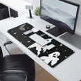 thumbnail image 2 of Long Mouse Pads for Desk,Spooky Halloween Silhouette Pattern Desk Mats on Top Of Desks, Desk Mouse Pad Extra Large with 3mm Non-Slip Base and Stitched Edge for Gaming,Office,Work,Home 31.5x11.8in, 2 of 5