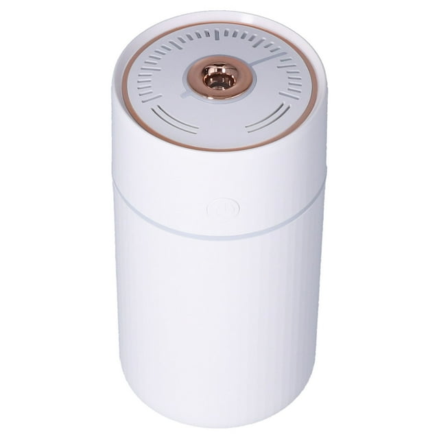 Air Humidifier Mini Portable Colorful LED Light 2 Modes Air Filter with USB Cable for Car Home OfficeWhite
