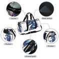thumbnail image 2 of Hippocampus Gym Bag with Shoe Bag, Carry on Duffle Bag 17.7 Inches with Interior Zipper Pocket - Large Capacity, 2 of 6