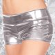 thumbnail image 1 of MKLEKYY Pantalones Cortos de Mezclilla para Mujer, Pantalones Cortos Metálicos para Baile, Pantalones Cortos de Imitación Ligeros para Mujer, Ropa Interior Corta, 1 of 3