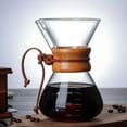 thumbnail image 2 of 800ml Glass Coffee Kettle with Stainless Steel Filter Drip Brewing Hot Brewer Coffee Pot Dripper Barista Pour Over Coffee Maker, 2 of 5