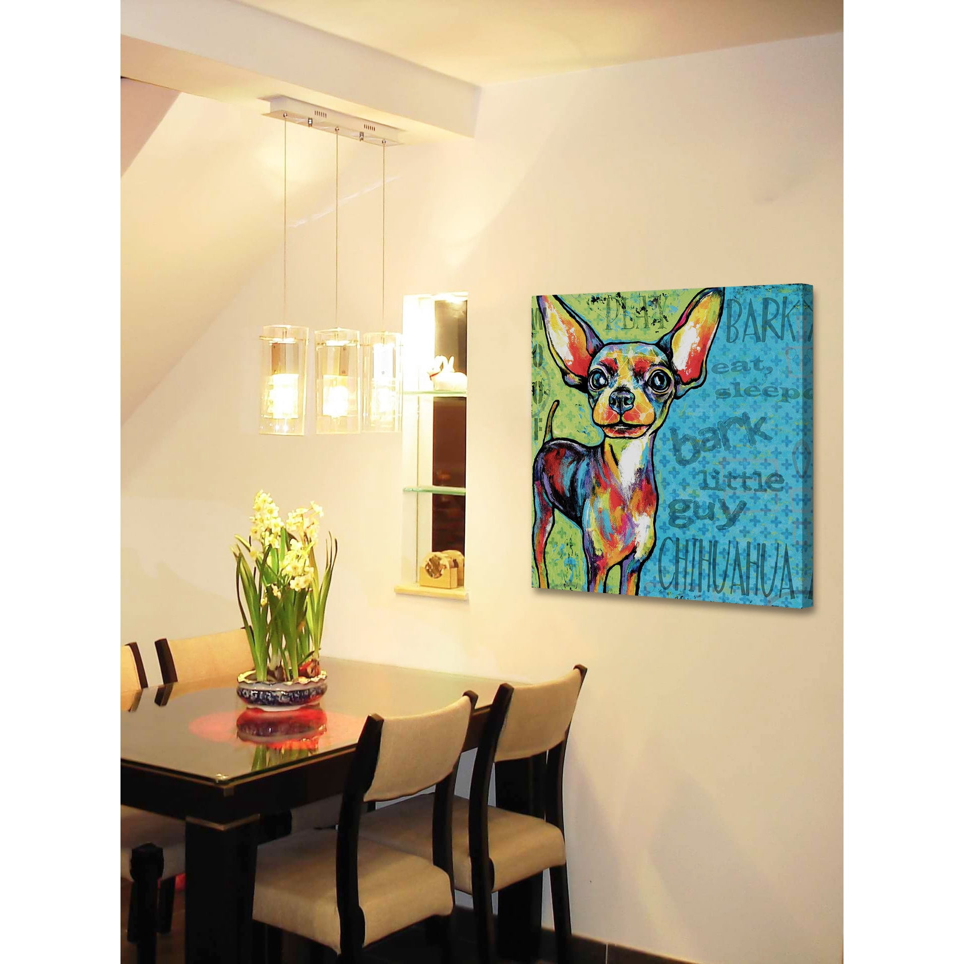 Marmont Hill - "Chihuahua II" by Stephanie Gerace Painting Print on Wrapped Canvas