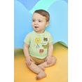 thumbnail image 2 of Garanimals Baby Boy Drop Shoulder Jersey Tee with Rolled Sleeves, Sizes 0-24 Months, 2 of 5