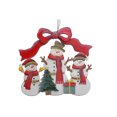 thumbnail image 1 of Wooden Glossy Triple Snowman With Bow Hanger, 1 of 3