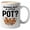 Buy A Little Pot White, variant on Pottery Maker Mug White 15oz - Make Mud Look Good - Maker Clay Artist Ceramics Hobby