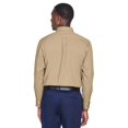 thumbnail image 2 of Harriton M500T Men's Tall Easy Blend Long-Sleeve Twill Shirt with Stain-Release, 2 of 3