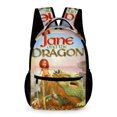 thumbnail image 1 of Jane y el Dragón Mochila Escolar para Niños y Niñas, Mochila Infantil de Alta Calidad Ligera, Grande y Duradera 43x15x32cm, 1 of 6