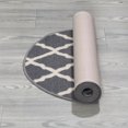 thumbnail image 2 of Ottomanson Glamour Collection Non-Slip Rubberback Moroccan Trellis Design Indoor Area Runner Rug, 2 of 8