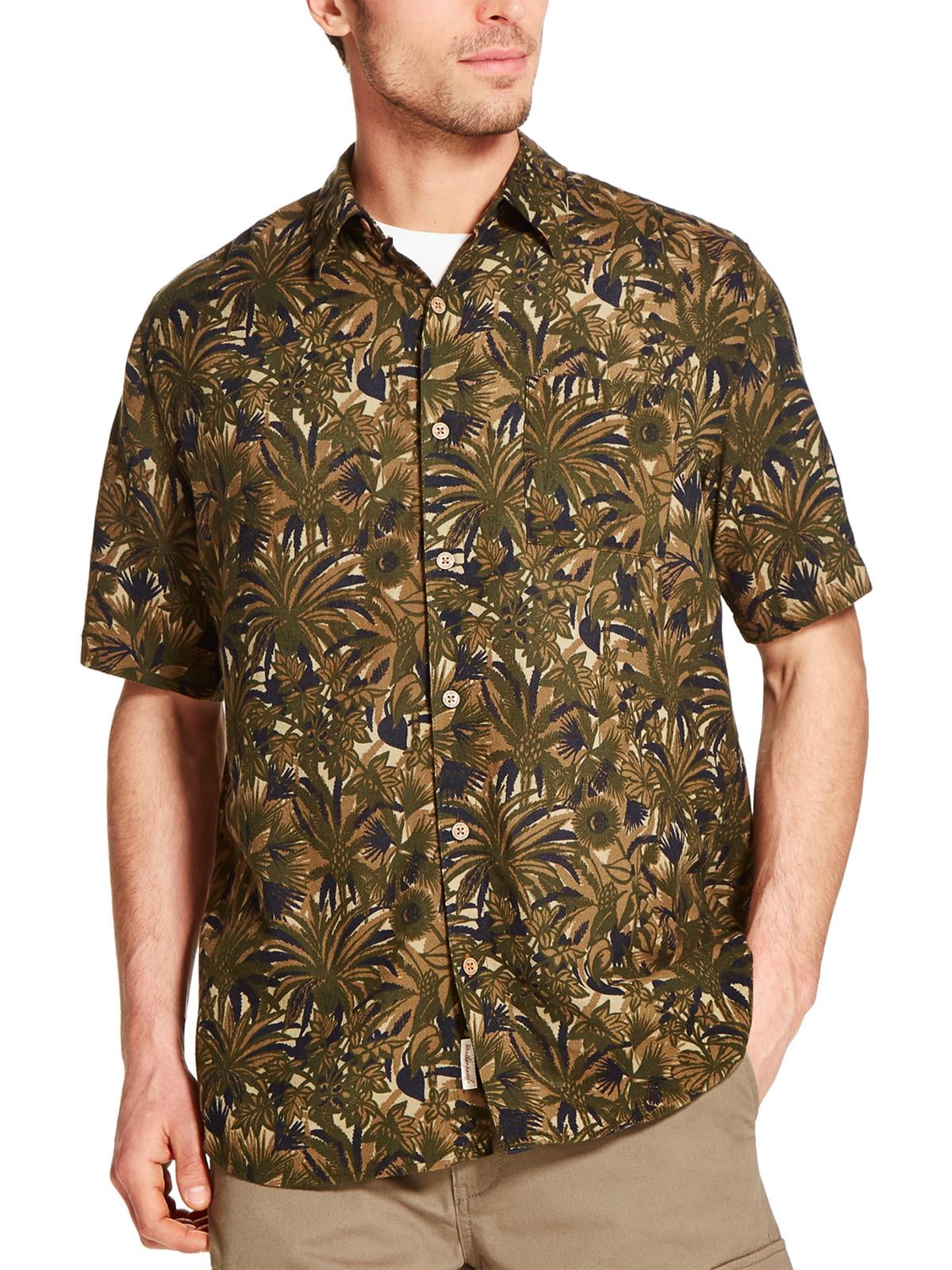 Weatherproof Vintage Mens Cotton Floral ButtonDown Shirt