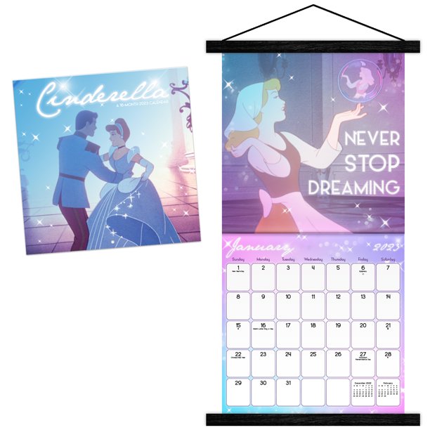 Trends International 2023 Disney Cinderella Wall Calendar &