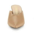 thumbnail image 2 of BLISSFUL STEP Women's Pointed Toe Chunky Slides Mules, 2 of 6