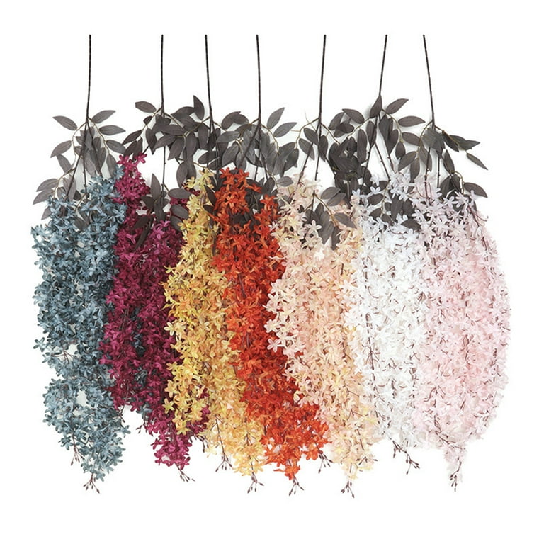 Scceatti Artificial Plants for Indoor Fake Feathers Silk Flowers About 32  cm Colorful Feathers Wedding Decoration Flower Arrangement Stage Clothing