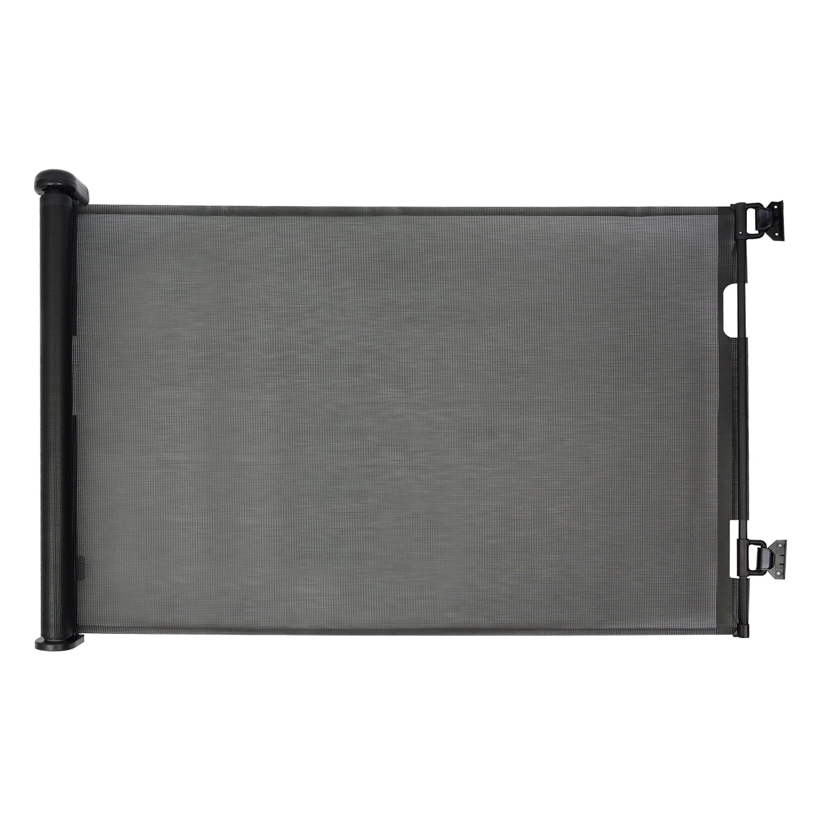 Retractable Pet Gate, Pet Gate for Stairs, Corridors, Bedrooms Black 15.75-118in
