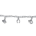 thumbnail image 3 of Bling Jewelry Womens Equestrian Good Luck Horseshoe Horses Dangle Charm Bracelet .925 Sterling Silver, 3 of 6