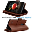 thumbnail image 4 of LG Aristo 3 Wallet Case, LG Tribute Empire 2018 PU Leather Case, Tekcoo Luxury ID Cash Credit Card Slots Holder Carrying [Brown] Folio Flip Cover [Detachable Magnetic Hard Case] & Kickstand, 4 of 6
