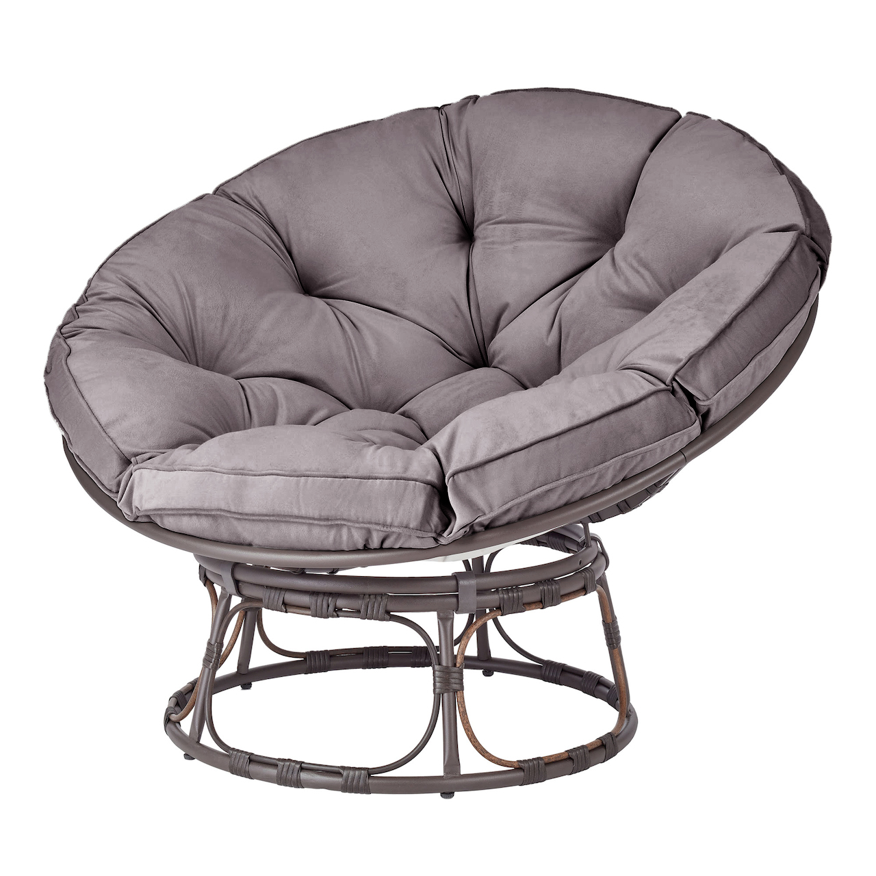 Better Homes & Gardens Papasan Chair, Charcoal Gray - Walmart.com