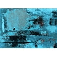 thumbnail image 1 of Ahgly Company Indoor Rectangle Oriental Light Blue Industrial Area Rugs, 5' x 8', 1 of 4