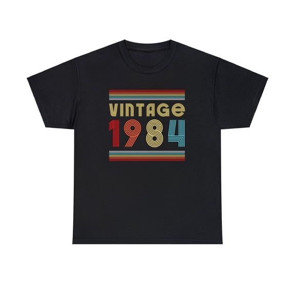 Vintage 1984 TShirt Men Limited Edition BDay 1984 Birthday Mens T Shirts Plus Size Big and Tall
