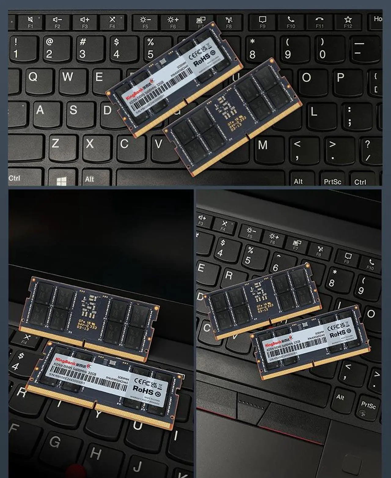 Kingbank 32GB 262-Pin DDR5 SO-DIMM DDR5 5600 (PC5 44800) Laptop Memory Model KBN32G5600