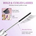 thumbnail image 5 of Wavy Silver Tube Mascara Volumizing Waterproof Curling Lash Mascara With Fine Brush Suitable For Everyday Use And Night Out Events, 5 of 8