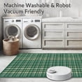 thumbnail image 5 of ODIKA 4'x6' Machine Washable Non-Slip Area Rug, Inviting Gray Tones with High Traffic Rug, Green, 31766, 5 of 7
