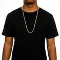 thumbnail image 2 of RM Rope Chain Necklace10K, Yellow Gold, Velvet Gift Pouch, 20", 2 of 7
