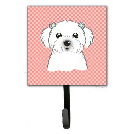 Caroline's Treasures Checkerboard Maltese Wall Hook