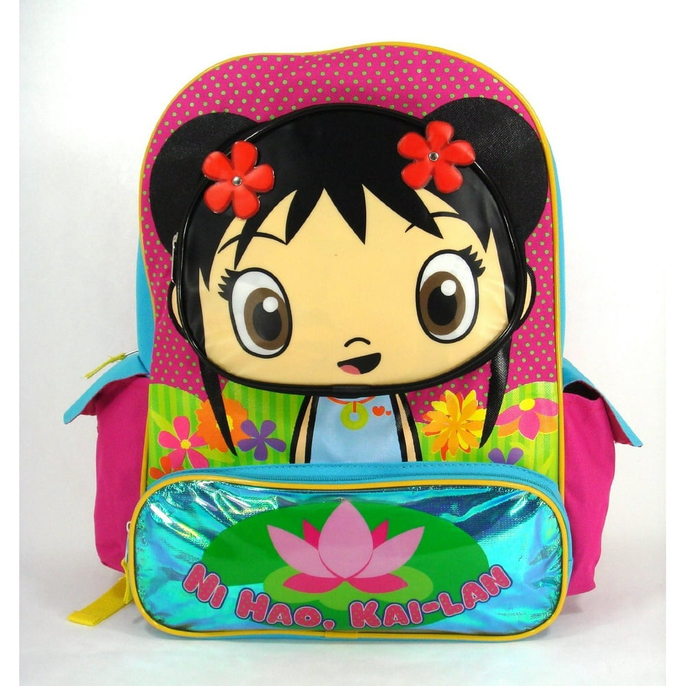 Ni Hao KaiLan Backpack Ni Hao Kai Lan Kai Lan Face 16" Large