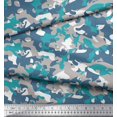 thumbnail image 2 of Soimoi polyester Crepe Fabric Two Tone With Grey Camouflage Print Fabric by Yard 42 Inch Wide, 2 of 3