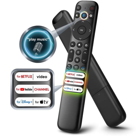 Voice Remote for TCL-Google-TV-Remote Control Replacement,RC813 Compatible with TCL Smart TVs QM8/QM7/S5/S4/S3/Q7/Q6/Q5 Series with Voice Function