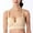 Beige, variant on Women's Push Up Bras No Underwire Padded Lift T-Shirts Bras Uplift Anti-Sagging Bralette Breathable Athletic Gym Bra