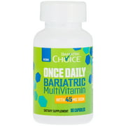 Bariatric Choice Once Daily Bariatric MultiVitamin with 45mg Iron, (90ct)