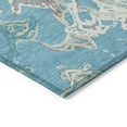 thumbnail image 4 of Addison Rugs Chantille Indoor/Outdoor Transitional Abstract Teal Washable Rectangle Rug, 1'8" x 2'6", 4 of 6
