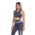 thumbnail image 2 of White Mark Women's Cut Out Back Mesh Sports Bra, 2 of 5