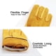 thumbnail image 2 of Guantes de trabajo de cuero Apuakthei Flex Grip, guantes de jardinería de piel de vaca para cortar madera, construcción, conducción de camiones, jardinería y trabajo en el patio para hombres y, 2 of 8
